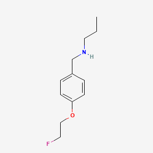 {[4-(2-Fluoroethoxy)phenyl]methyl}(propyl)amine