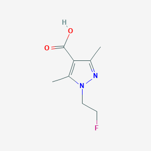 1-(2-Fluoroethyl)-3,5-dimethyl-1H-pyrazole-4-carboxylic acid