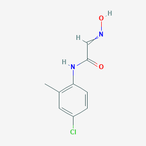molecular formula C9H9ClN2O2 B079352 N-(4-chloro-2-methylphenyl)-2-hydroxyiminoacetamide CAS No. 13208-93-0