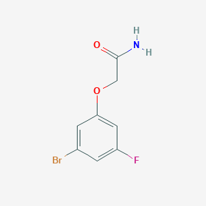 molecular formula C8H7BrFNO2 B7935453 2-(3-Bromo-5-fluorophenoxy)acetamide 