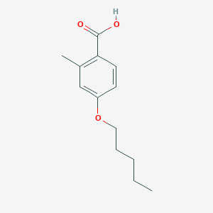 molecular formula C13H18O3 B7935832 2-Methyl-4-n-pentoxybenzoic acid 