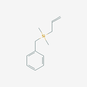 molecular formula C12H18Si B079362 Allylbenzyldimethylsilane CAS No. 13617-38-4