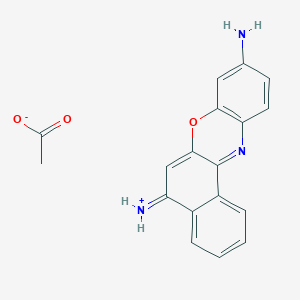 molecular formula C18H15N3O3 B079363 Cresyl violet acetate CAS No. 10510-54-0