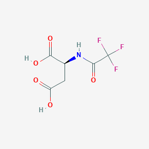 molecular formula C6H6F3NO5 B7936466 N-(2,2,2-Trifluoroacetyl)-L-aspartic acid CAS No. 369-08-4