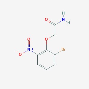 molecular formula C8H7BrN2O4 B7937074 2-(2-Bromo-6-nitrophenoxy)acetamide 