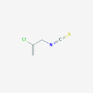 molecular formula C4H4ClNS B079373 2-Chloro-3-isothiocyanatopropene CAS No. 14214-31-4