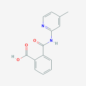 2-[(4-Methylpyridin-2-yl)carbamoyl]benzoic acid