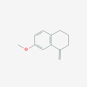 molecular formula C12H14O B7937624 1-Methylene-7-methoxy-1,2,3,4-tetrahydronaphthalene 