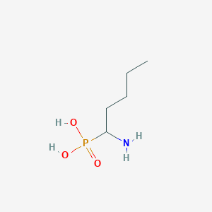 molecular formula C5H14NO3P B079377 (1-Aminopentyl)phosphonic acid CAS No. 13138-37-9