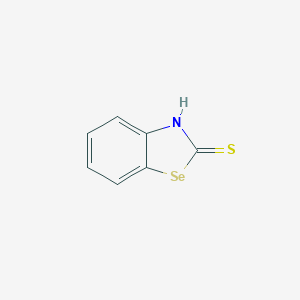 molecular formula C7H5NSSe B079380 2-Mercaptobenzselenazole CAS No. 10486-58-5