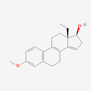 molecular formula C20H24O2 B079381 (13S-cis)-13-ethyl-7,11,12,13,16,17-hexahydro-3-methoxy-6H-cyclopenta[a]phenantren-17-ol CAS No. 14507-45-0