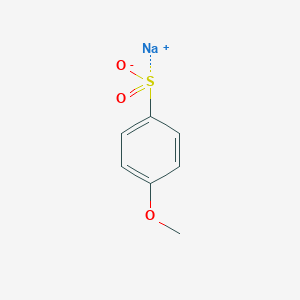 molecular formula C7H7NaO3S B7938290 sodium;4-methoxybenzenesulfinate 