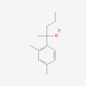 molecular formula C13H20O B7938488 2-(2,4-Dimethylphenyl)-2-pentanol 