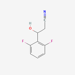 3-(2,6-Difluorophenyl)-3-hydroxypropanenitrile