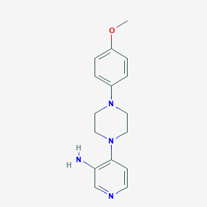 Piperazine, 1-(3-amino-4-pyridyl)-4-(4-methoxyphenyl)-