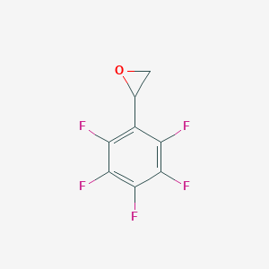 molecular formula C8H3F5O B079398 2-(2,3,4,5,6-Pentafluorophenyl)oxirane CAS No. 13561-85-8