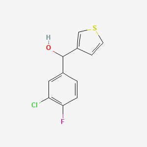 3-Chloro-4-fluorophenyl-(3-thienyl)methanol