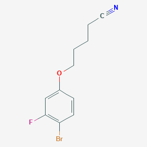 5-(4-Bromo-3-fluoro-phenoxy)pentanenitrile