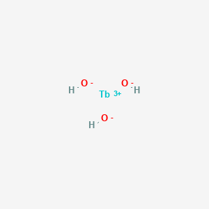 molecular formula H6O3Tb B079402 Terbium hydroxide (Tb(OH)3) CAS No. 12054-65-8