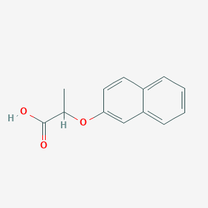 molecular formula C13H12O3 B079404 2-(2-Naphthyloxy)propanoic acid CAS No. 10470-82-3