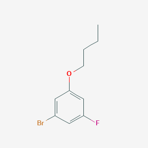 molecular formula C10H12BrFO B7941425 1-Bromo-3-butoxy-5-fluorobenzene 