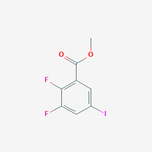 molecular formula C8H5F2IO2 B7941437 Methyl 2,3-difluoro-5-iodobenzoate 