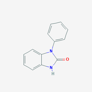 molecular formula C13H10N2O B079417 1-苯基-1H-苯并[d]咪唑-2(3H)-酮 CAS No. 14813-85-5
