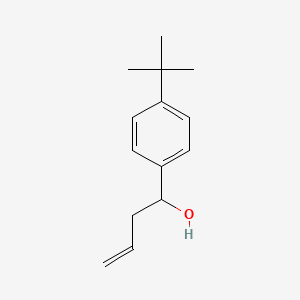 molecular formula C14H20O B7941792 4-(4-tert-Butylphenyl)-1-buten-4-ol 