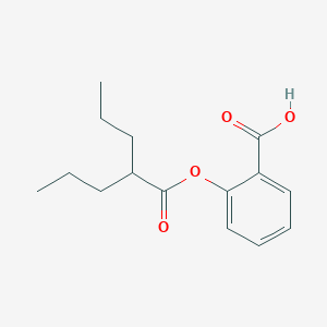 molecular formula C15H20O4 B079418 Salicylic acid, 2-propylvalerate CAS No. 13265-02-6