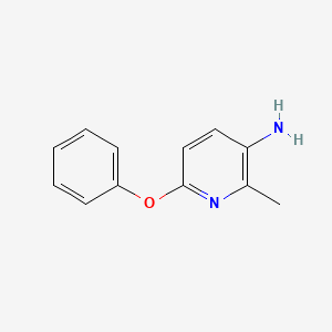 molecular formula C12H12N2O B7941893 2-Methyl-6-phenoxypyridin-3-amine 
