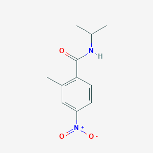 molecular formula C11H14N2O3 B7942375 N-Isopropyl-2-methyl-4-nitrobenzamide 