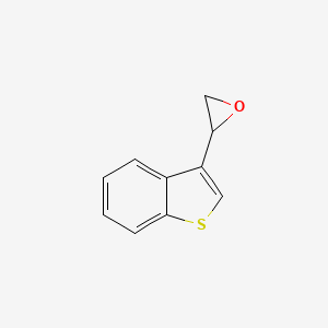 molecular formula C10H8OS B7942438 2-(1-Benzothiophen-3-yl)oxirane 