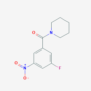 1-(3-Fluoro-5-nitrobenzoyl)piperidine