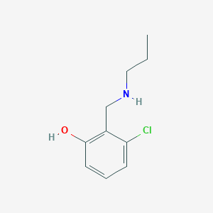 3-Chloro-2-[(propylamino)methyl]phenol