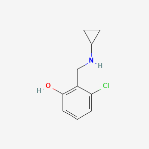 3-Chloro-2-[(cyclopropylamino)methyl]phenol