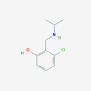 3-Chloro-2-([(propan-2-yl)amino]methyl)phenol