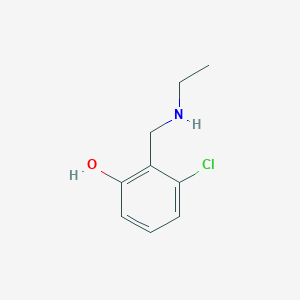 3-Chloro-2-[(ethylamino)methyl]phenol