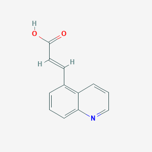 (E)-3-(Quinolin-5-YL)acrylic acid
