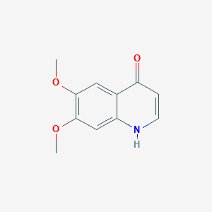 molecular formula C11H11NO3 B079426 6,7-Dimethoxyquinolin-4-ol CAS No. 13425-93-9