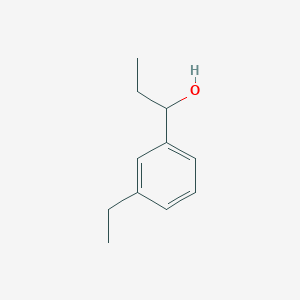 molecular formula C11H16O B7942653 1-(3-Ethylphenyl)-1-propanol 