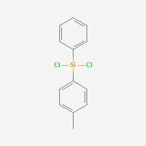molecular formula C13H12Cl2Si B079427 Silane, dichloro(4-methylphenyl)phenyl- CAS No. 13788-41-5