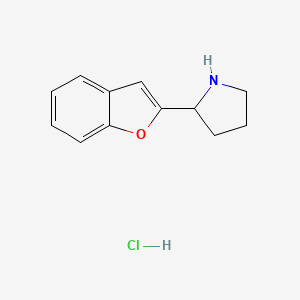 2-(1-Benzofuran-2-yl)pyrrolidine hydrochloride, AldrichCPR
