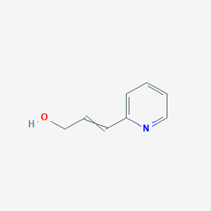 molecular formula C8H9NO B7942802 3-Pyridin-2-ylprop-2-en-1-ol 