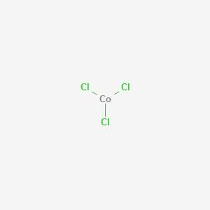 molecular formula Cl3Co B079429 Cobalt chloride (CoCl3) CAS No. 10241-04-0