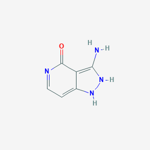 molecular formula C6H6N4O B7942922 3-amino-1,2-dihydropyrazolo[4,3-c]pyridin-4-one 