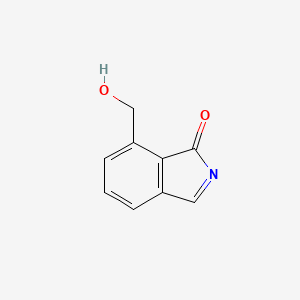 molecular formula C9H7NO2 B7943006 7-(Hydroxymethyl)isoindolin-1-one 