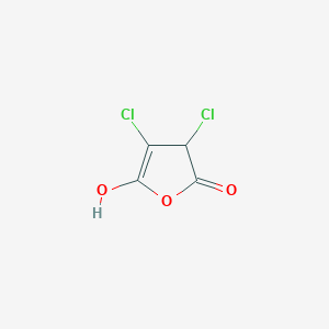 molecular formula C4H2Cl2O3 B7943032 3,4-Dichloro-5-hydroxyfuran-2(5H)-one 