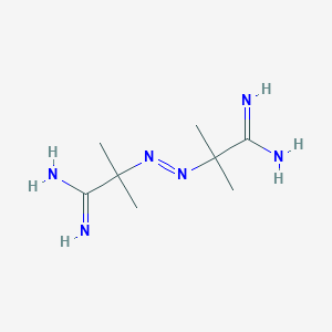 molecular formula C8H18N6 B079431 2,2'-Azobis(2-amidinopropane) CAS No. 13217-66-8
