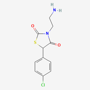 3-(2-Aminoethyl)-5-(4-chlorophenyl)thiazolidine-2,4-dione