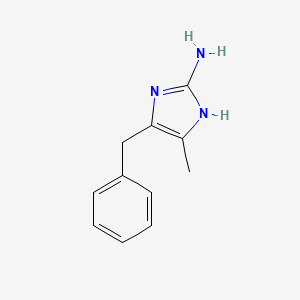 4-benzyl-5-methyl-1H-imidazol-2-amine